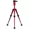 Tripod Mantona 21183 dla aparatów cyfrowych i analogowych, czerwony