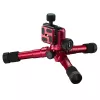 Tripod Mantona 21183 dla aparatów cyfrowych i analogowych, czerwony