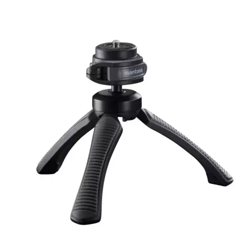 Statyw Mantona 21406 Smartfon Aparat cyfrowy 3 nogi Czarny Szary
