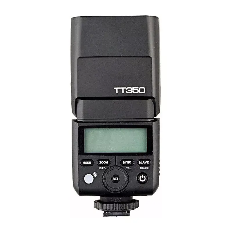 Lampa błyskowa slave Godox TT350 czarna, czas ładowania 2,2 s, baterie AA