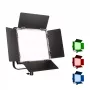 Lampa LED Walimex Rainbow 50 W Czarna Aluminium Plastik 50000 h