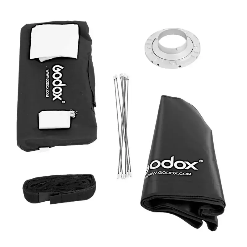 Softbox Godox SB-FW140 czarny nylon z dyfuzorami i gridem