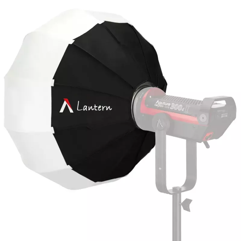 Aputure Lantern 90 Czarno-Biała 90 cm Pokrywa Dyfuzyjna Sprężynowa Klatka