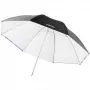 Parasol Walimex 17655 Czarno-Biały Średnica 109 cm Waga 395 g