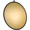 Reflektor Walimex 17690 okrągły złoty/srebrny 107 cm