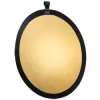 Reflektor Walimex 17689 Okrągły Złoty Srebrny 56 cm