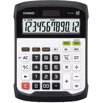 Kalkulator finansowy Casio WD-320MT biurkowy 12 cyfr czarno-biały