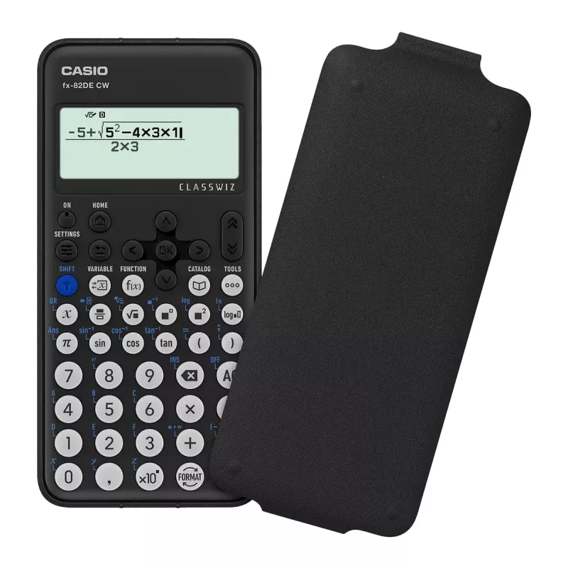 Kalkulator naukowy Casio FX-82DE CW Pocket 12 cyfr Bateria Czarny