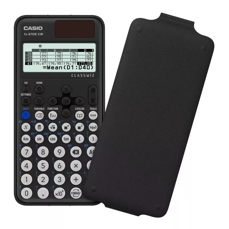 Kalkulator naukowy Casio ClassWiz FX-87DE CW kieszonkowy 12 cyfr czarny