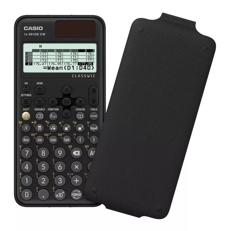 Kalkulator naukowy Casio fx-991DE CW kieszonkowy 12 cyfr czarny