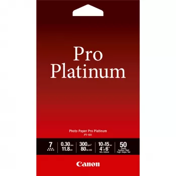Canon PT-101 Pro Platinum Photo Paper 4x6” - 50 arkuszy
