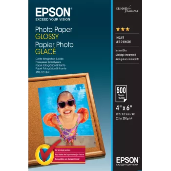 Epson Photo Paper Glossy - 10x15cm - 500 arkuszy