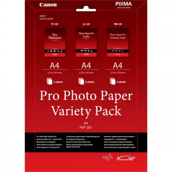 Canon PVP- 201 Pro Photo Paper Variety Pack A4 - 15 arkuszy