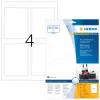 Samoprzylepne etykiety do drukarek HERMA Etykiety na butelki A4 Inkjet 90x120 mm