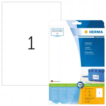 Samoprzylepna etykieta do drukarek HERMA Labels Premium A4 210x297 mm