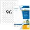 Etykiety samoprzylepne HERMA Removable A4 Ø 20 mm okrągłe białe