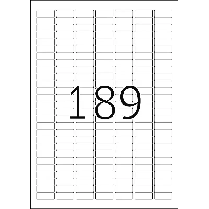 Samoprzylepne etykiety do drukarek HERMA Labels Premium A4 25.4x10 mm 4725 szt.