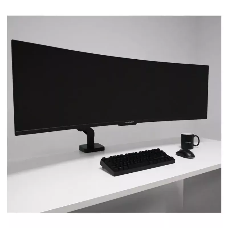 Uchwyt do monitora LC-Power LC-EQ-A49B 124.5 cm Czarny Zacisk 20 kg