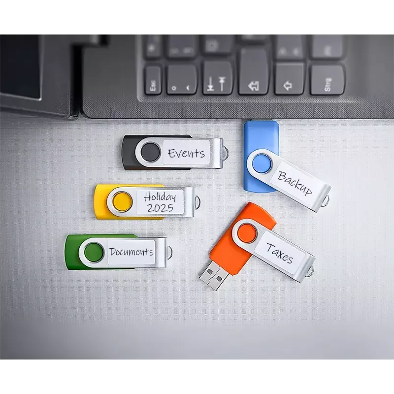 INTENSO Office Line USB flash drive multipack 5×64 GB, USB-A, USB 3.2 Gen 1, obrotowy, wielokolorowy