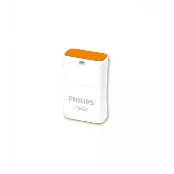 Philips Pico pamięć USB 128 GB USB Type-A 2.0 pomarańczowy, biały