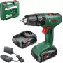 Bosch EasyImpact 18V-40 1630 RPM Czarny, Zielony