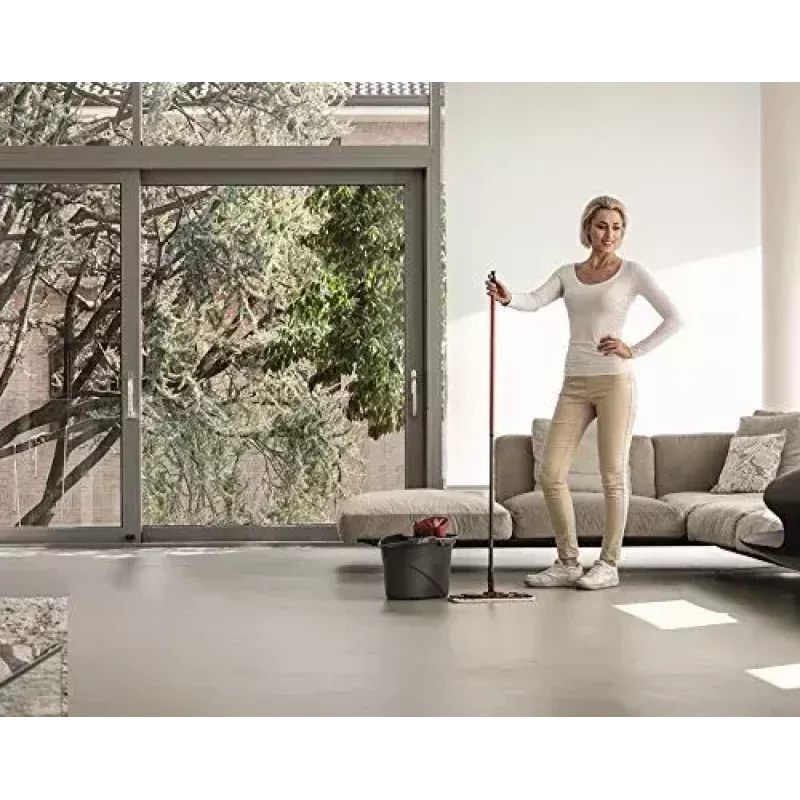 Mop Vileda SuperMocio Revolution z pojedynczym zbiornikiem Czarny Czerwony Biały