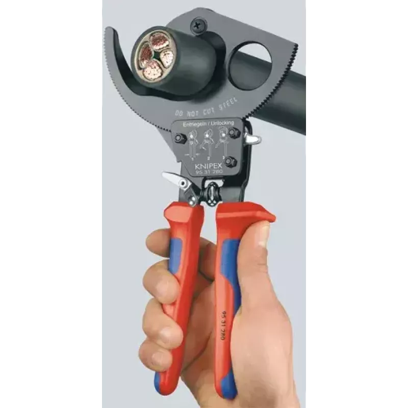 Ręczny przecinak do kabli Knipex 95 36 250