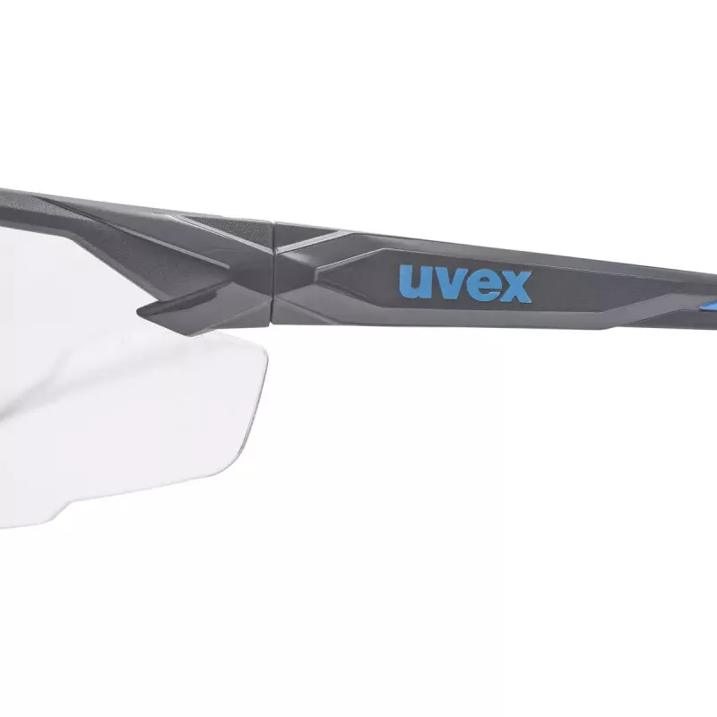 Okulary ochronne Uvex suXXeed niebiesko-szare EN 166 EN 170 poliwęglan