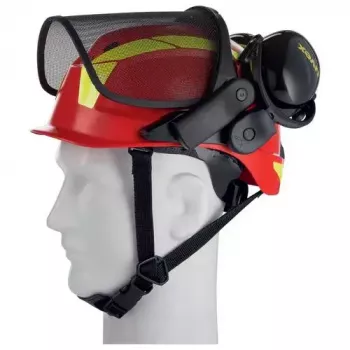 Kask ochronny Uvex 9774238 Polietylen o wysokiej gęstości HDPE Czerwony Żółty