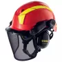 Kask ochronny Uvex 9774238 Polietylen o wysokiej gęstości HDPE Czerwony Żółty