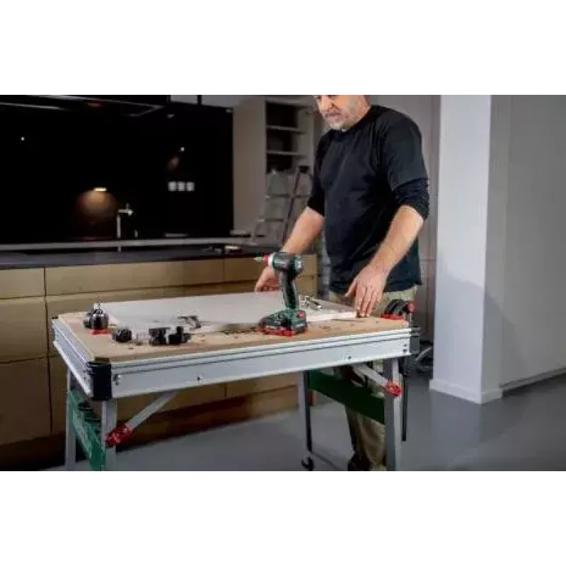 Outdoor Table Metabo MWB 100 Beige Metallic Rectangular 710mm Width