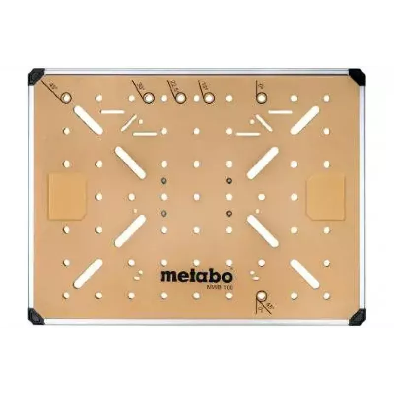 Outdoor Table Metabo MWB 100 Beige Metallic Rectangular 710mm Width