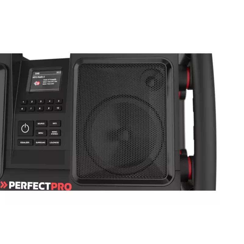 Przenośne radio Perfectpro ROCKBULL DAB+ FM 50W 20h Bateria