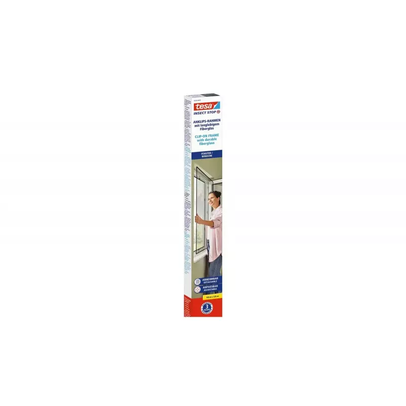 Moskitiera okienna TESA 55360-00001-00 Szerokość 1200 mm Wysokość 1400 mm Antracyt