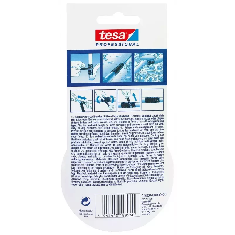 Taśma uszczelniająca TESA 04600-00000-00 Przezroczysta 3 m
