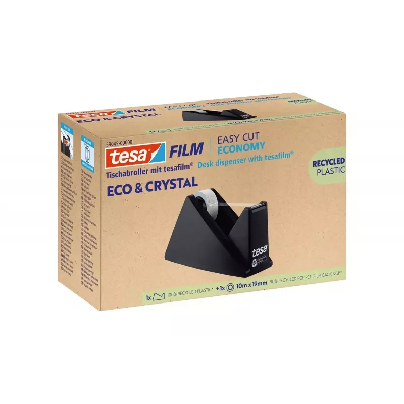 Taśma Tesa Eco & Crystal Polistyren (PS) Czarna