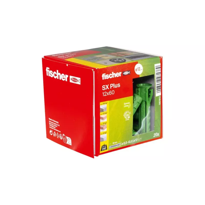 Kotwa rozporowa Fischer 567812 60 mm zielona 20 szt.