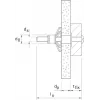 Metal cavity fixing Fischer HM 5 x 52 S