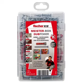 Kotwa rozporowa Fischer MEISTER-BOX DUOPOWER + wkręty