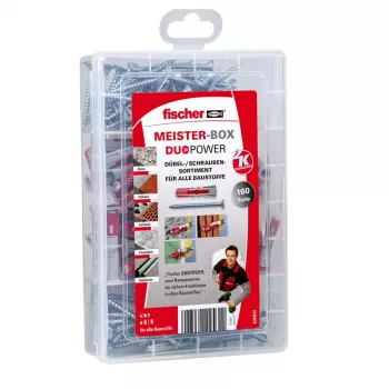 Kotwa rozporowa Fischer MEISTER-BOX DUOPOWER + wkręty