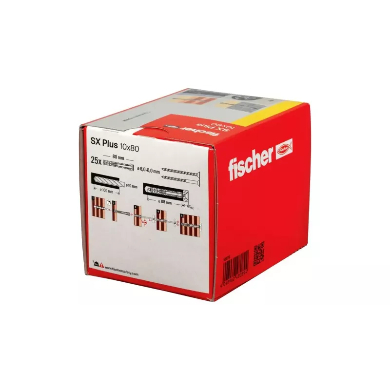 Kołek rozporowy Fischer 568110 80 mm Nylon 25 szt.