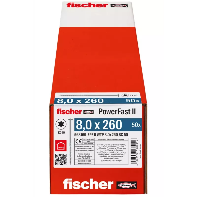 Wkręt/śruba Fischer 568169 50 szt.