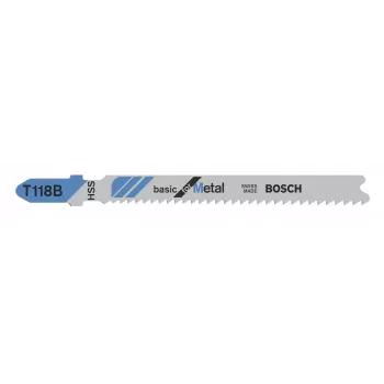 Brzytwa do wyrzynarki Bosch T 118 B High-Speed Steel HSS 5 szt.
