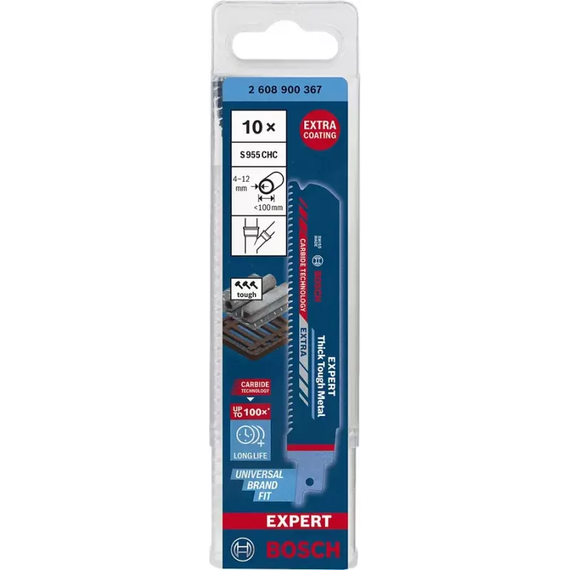 Bosch 2 608 900 367 brzeszczot do wyrzynarek/pił szablastych Brzeszczot do piły szablastej Węglik 10 szt.
