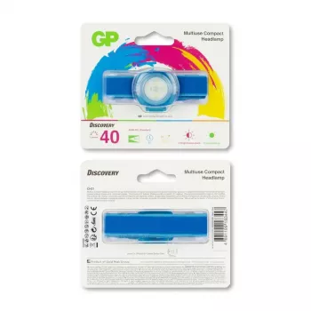Latarka na opaskę GP Lighting CH31 niebieska LED 100 lm 40 m