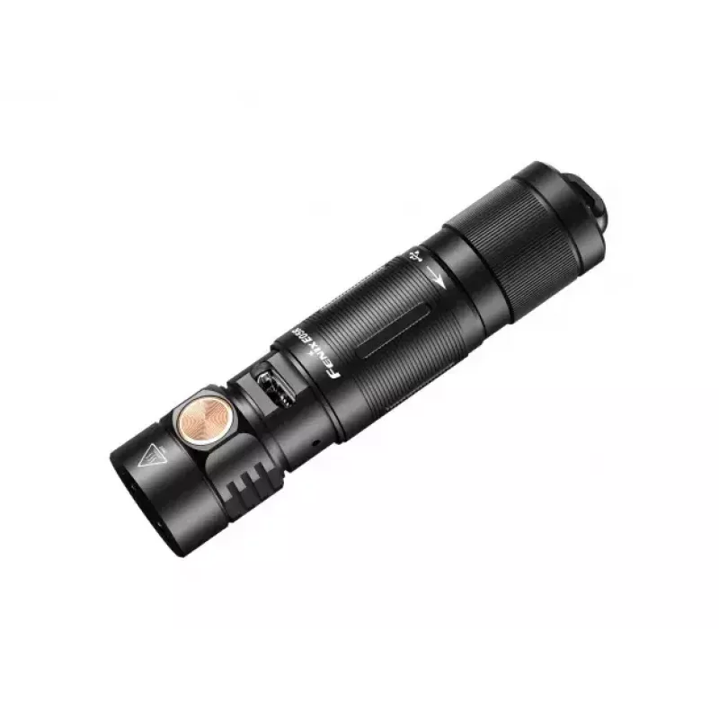 Latarka ręczna Fenix E05R Czarna Latarka ręczna LED Duraluminium IP68 30h