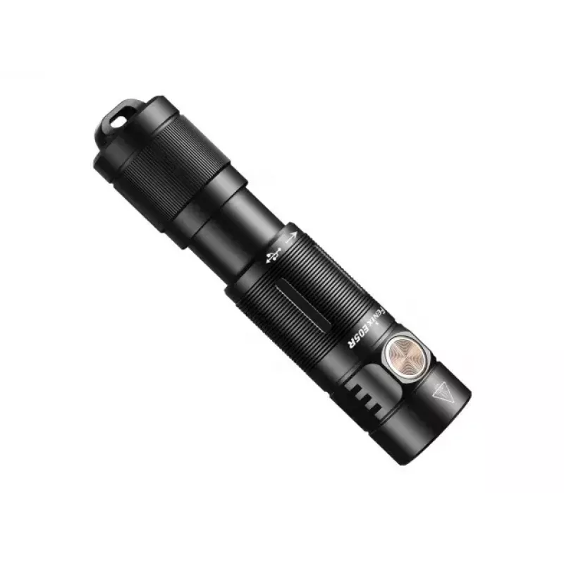 Latarka ręczna Fenix E05R Czarna Latarka ręczna LED Duraluminium IP68 30h