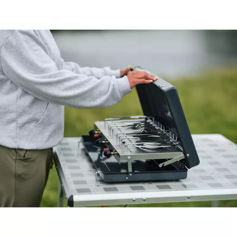 Camping Kitchen 2 Grill & Go CV Campingaz prostokątny metalowy 490x350x100 mm
