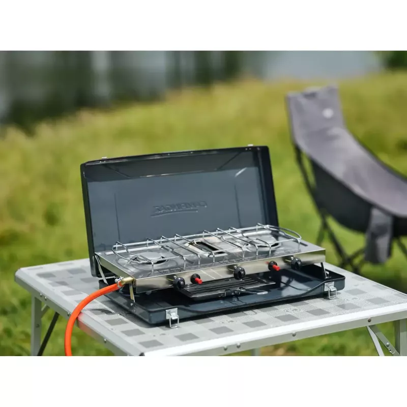 Camping Kitchen 2 Grill & Go CV Campingaz prostokątny metalowy 490x350x100 mm