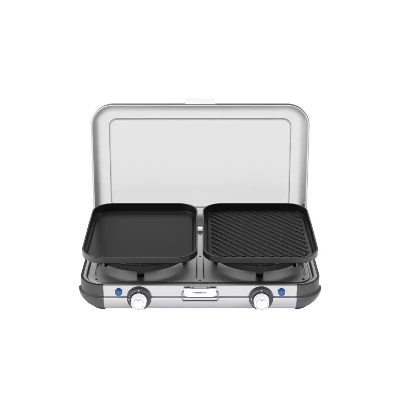 Camping Kitchen 2 Grill & Go CV Campingaz prostokątny metalowy 490x350x100 mm